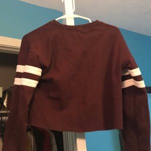 Crop top sweatshirt